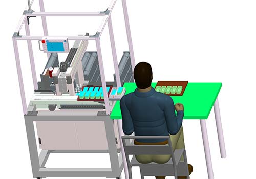 舵机组装人机协作自动化生产线